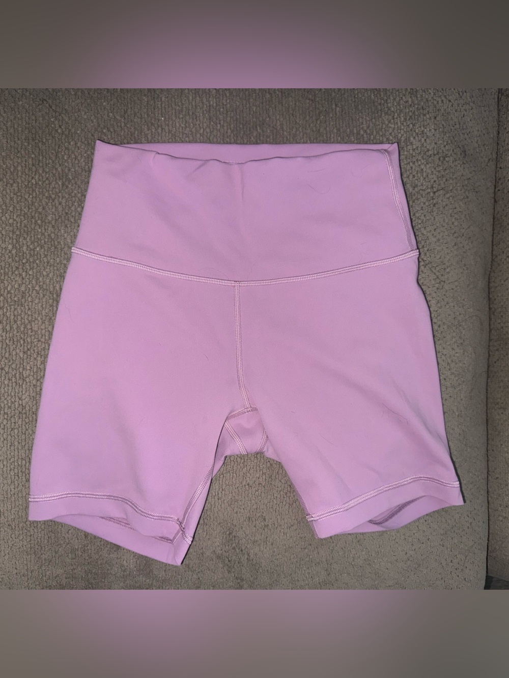 lululemon athletica Light Pink High-Waist Bike Shorts